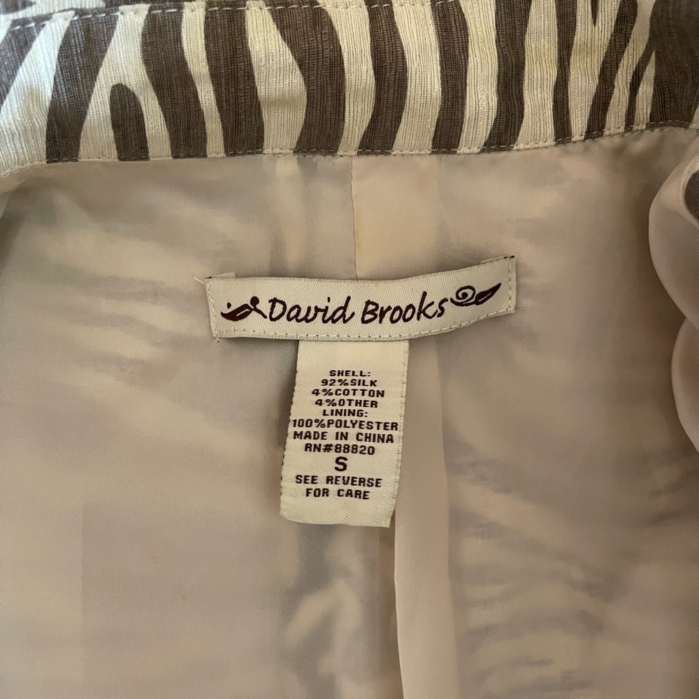 Zebra Spring Jacket From David Brooks - image 4